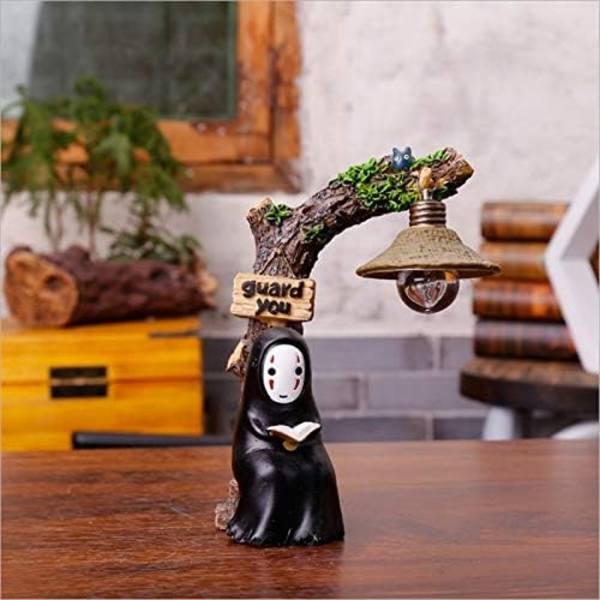 Lämplig Spirited Away No Face Man Nattlampa Barn Present Barn Leksak Heminredning Hantverk Dekorativ