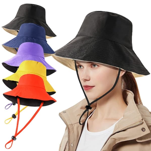 Hatt Solhatt Mesh Keps med bred brätte - Orange Orange orange