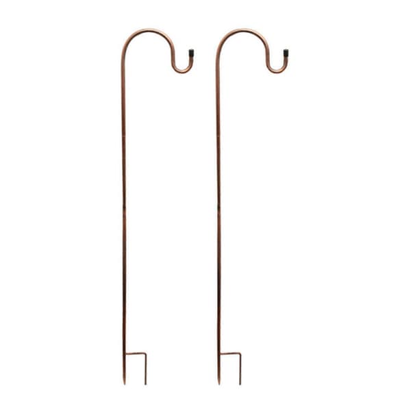 2-pack Kopplingsbara Trädgårdslampor Markkrokar, Brun, 80 cm Diameter 80 mm