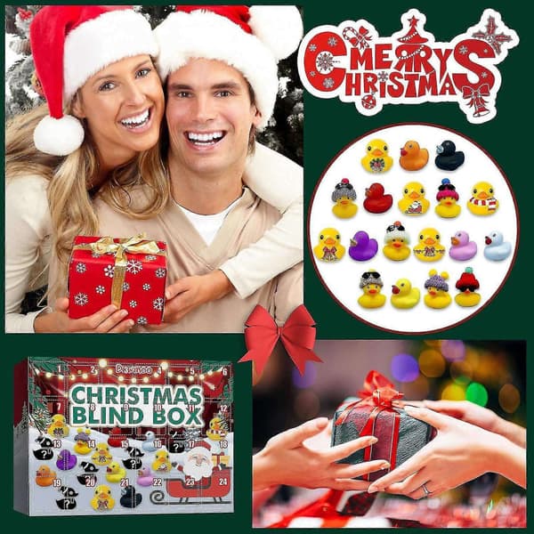 24 luker Julekalender Ender Blind Box Leketøy Kreativ Adventskalender