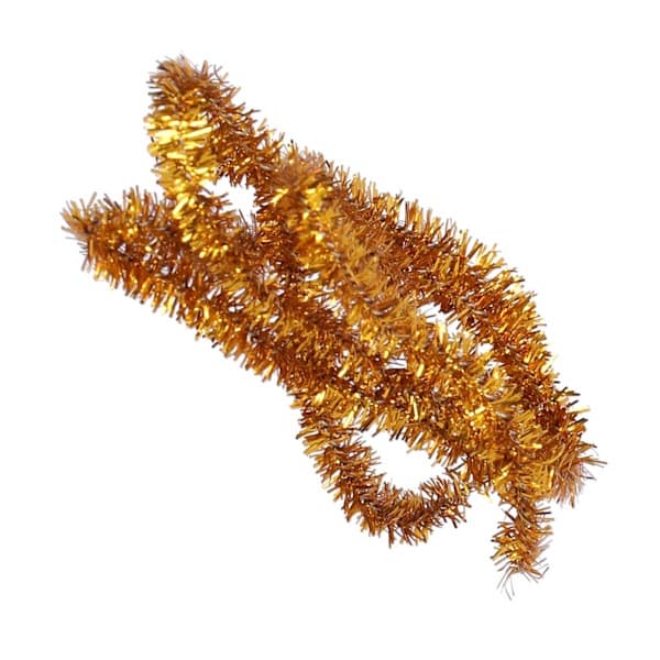 12 dockskåp julglitterband mini folie ornament, 45cm