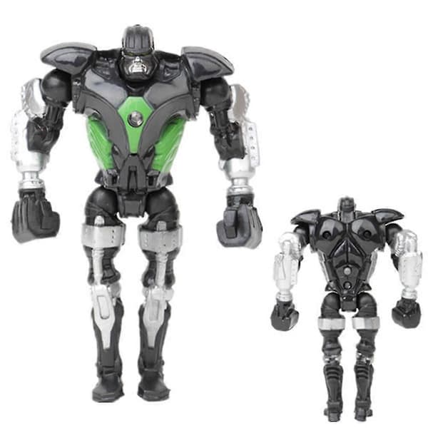 8 stk Anime Real Steel Adam Raider LED Robot Actionfigur Model Legetøj Gave til Børn