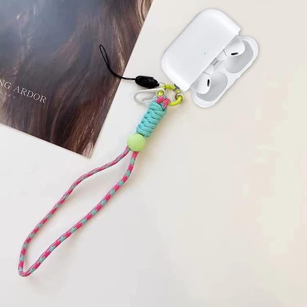Färgglad, Justerbar Handledsrem i Nylon, Kort Handledsrem, Handrem