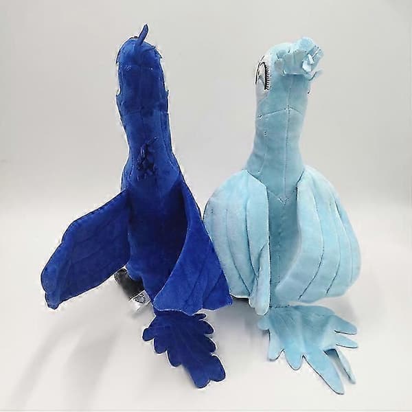 Rio 2 Papegoja Plyschleksak Tecknad Fylld Djurdocka 30cm Light blue