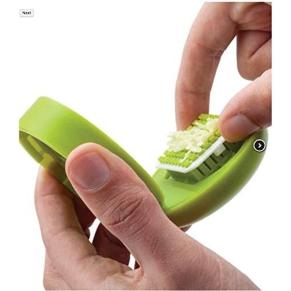 2025 Lämplig Vitlökshackare, Rostfria Blad, BPA-fri och FDA-godkänd, One Size, Grön