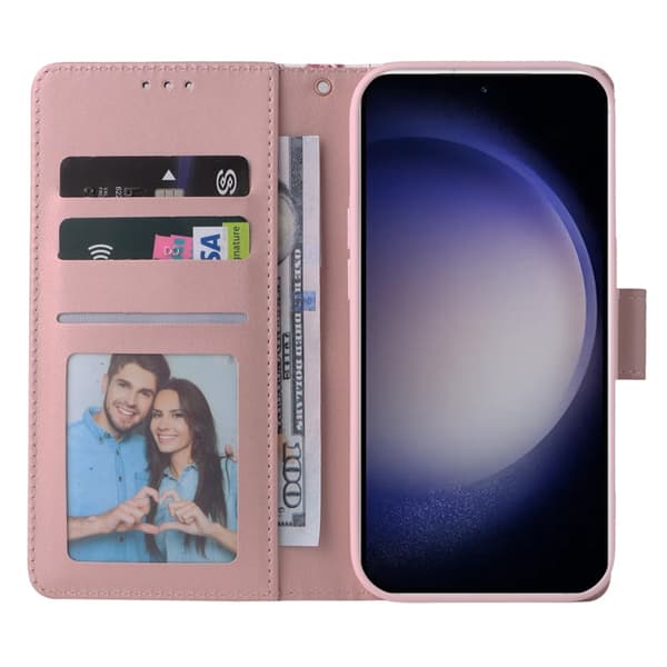 Samsung Galaxy S24 Cover Marmor Tekstur Lilla 78