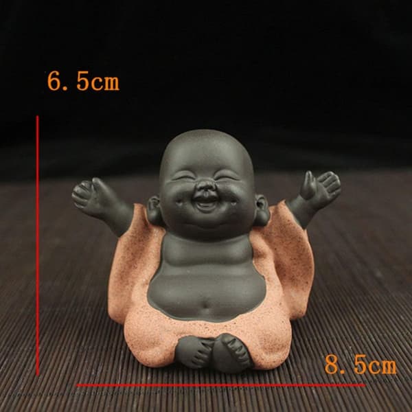 2025 Lämplig Skrattande Buddha Staty - Orange