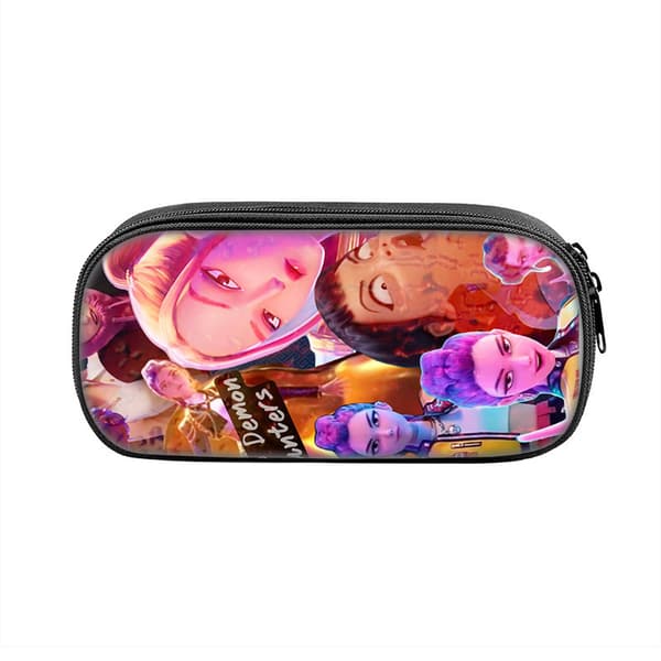 Huntrix Kpop Printed Pencil Case Student Stationery Box 2