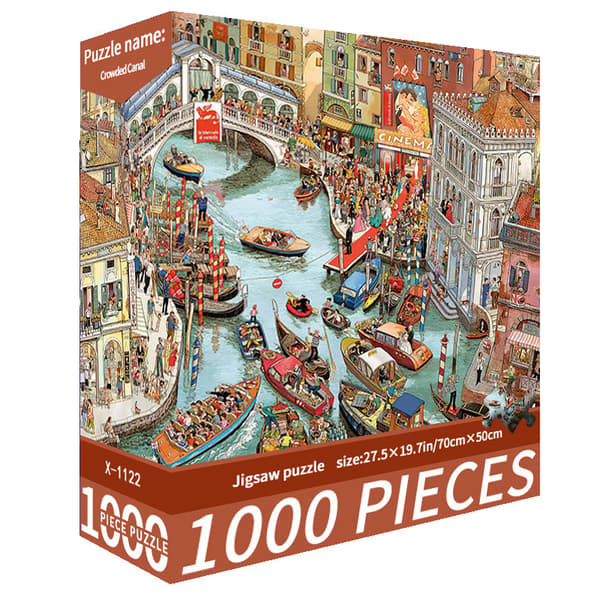 Puslespill 1000 biter Trång Kanal Vakkert Puslespill