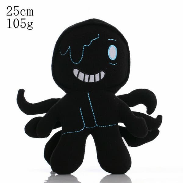 Deltarune Undertale Lancer Ralsei Figur Plyslegetøj Blød Fyldt 11 0 Gave Black Octopus 25cm
