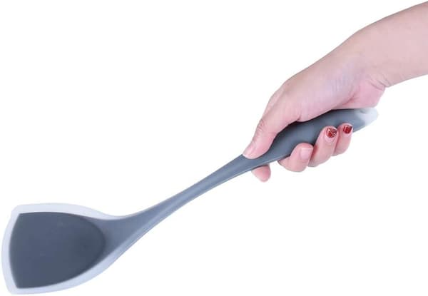Silikonspatel i silikon, värmetålig, non-stick, för matlagning av omeletter