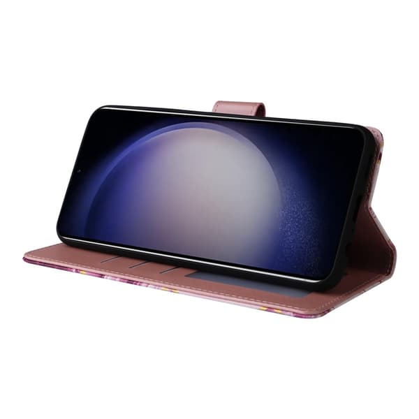 Samsung Galaxy S24 Deksel Marmor Tekstur Lilla 78