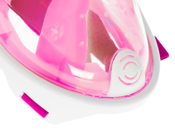Full Face Snorkel Mask - Snorkeling 600 S/M Rosa