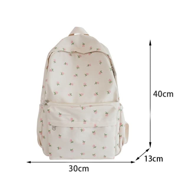 Printed Backpack School Bag Girl with Large Capacity Cool Student Backpack