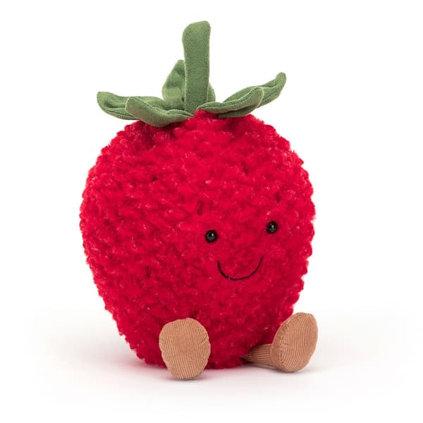 Jellycat 21 cm Amuseables Jordbær blødt legetøj