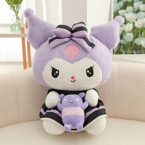 Kuromi Doll, Kuromi, Cute Plush Toy, 35 cm