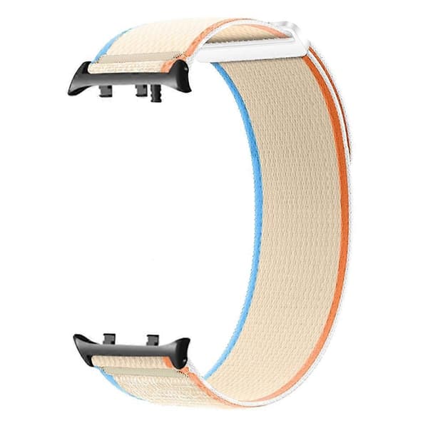 For Huawei Watch D2 Nylon Watch Strap Adjustable Replacement Band - Blue-Gray Multicolor Milk White