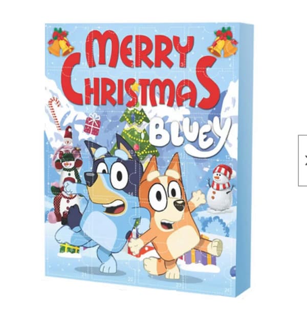 Bluey Hund Julekalender 2025 - Nedtelling til jul Leketøy for Barn Gave