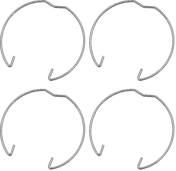 4-pack Mr11 Fjäderringar Lås Clips Diameter 42mm Led Halogen Lamp Hållare