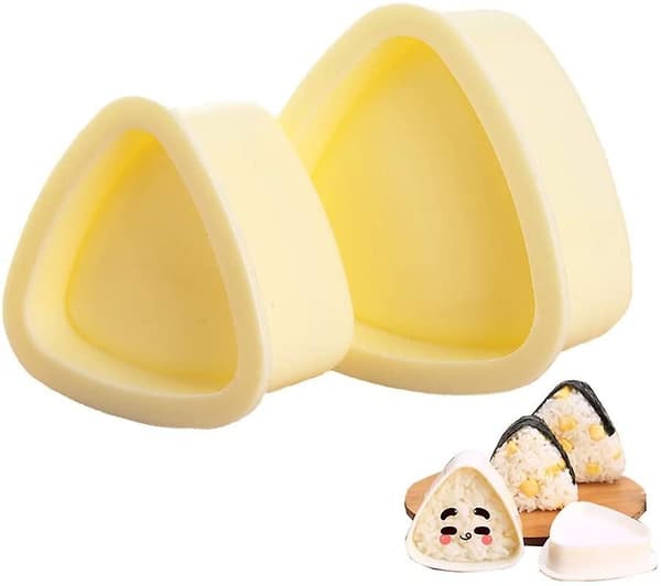 Onigiri-form Triangel, 2 st Risbollformar, Triangel Sushiform Kompatibel