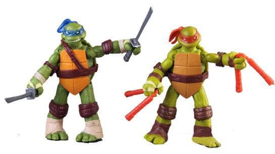 12cm Teenage Mutant Ninja Turtles Figurer - 4 Pack
