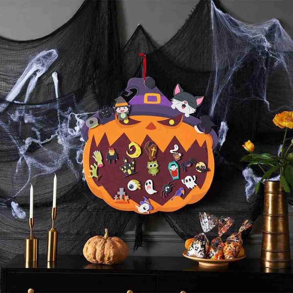Halloween filt hengende pynt Halloween dekorasjon