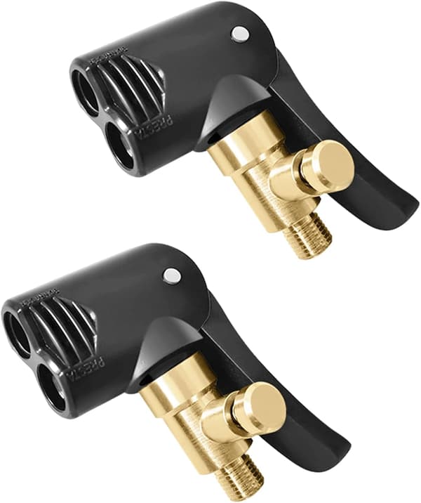 Delar Cykelpumpmunstycke, Pumpmunstycke, Ventilpumpadapter Pumpmunstycke (2 i 1, Kan tömma)