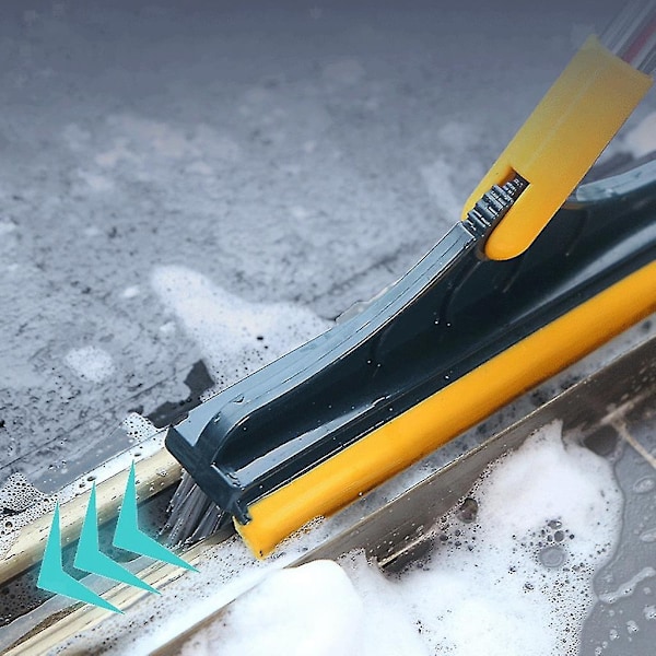 2 i 1 Kök Golv Skrubbborste 120 För Badrum - Gul Grön