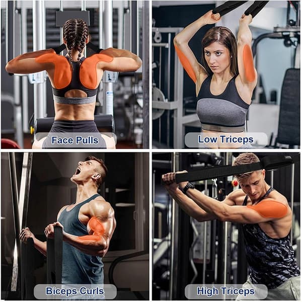 Lat Pulldown Reb til Hjemmegym - Triceps Træningskabeltilbehør til Fysisk Aerob Træning