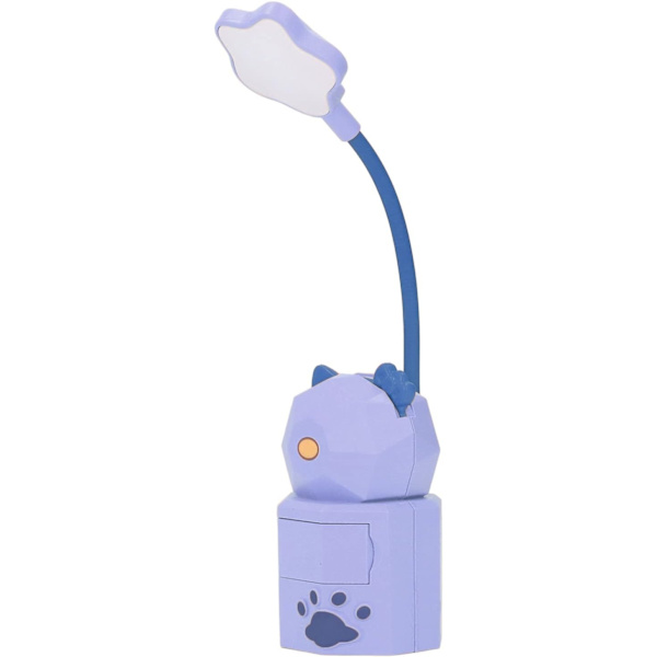 Led skrivbordslampa Barnbelysning Usb-laddning Varm Ljus Söt tecknad design Boklampor Ögonskydd