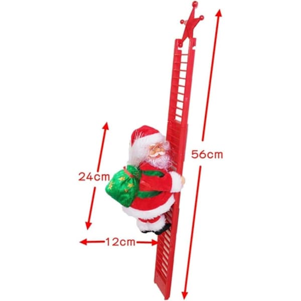 Elektrisk Klättrande Jultomte, Limited Edition Dynamisk Dekoration