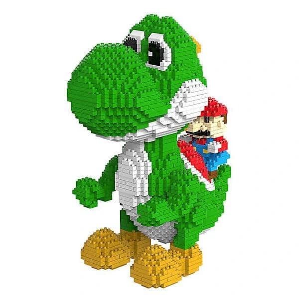 Super Mario & Luigi Byggeklodspuslespil — Miniature 3D-figur Byggeklodslegetøj