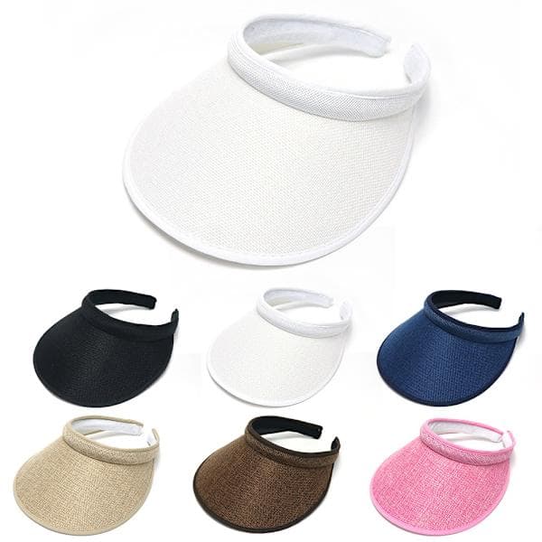 Dame sommer solhatter med bred brem solbeskyttelse rosa pink