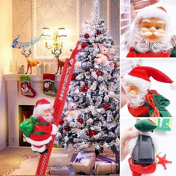Elektrisk Klättrande Jultomte, Limited Edition Dynamisk Dekoration