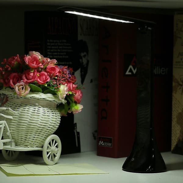 USB-laddningsbar dimbar touchsensor LED-läslampa skrivbordslampa