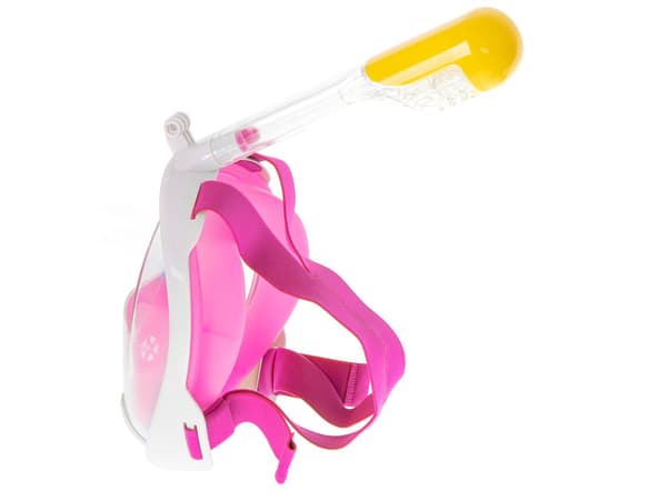 Heldekkende snorkelmaske - Snorkling 600 S/M Rosa