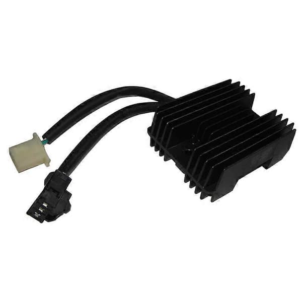 Svart spänningsregulator i aluminium, 1-pack