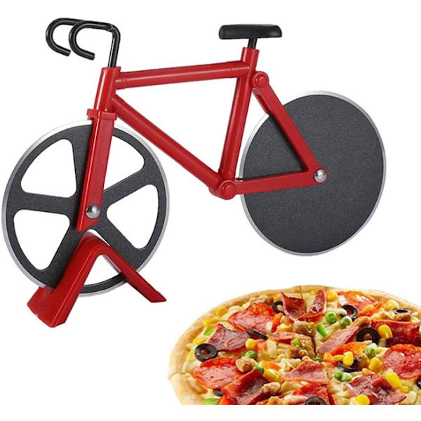 Pizzaskärare, Original Pizzaskärare, Cykelformad Pizzaskärare, Professionell Pizzaskärare, Rostfritt