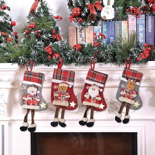 Julstrumpa Julstrumpa Julstövelstrumpa Hängande Julstrumpa