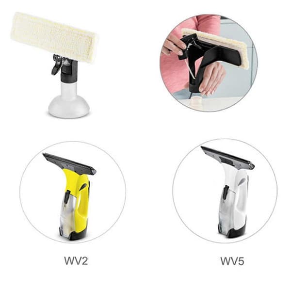 Karcher WV2 WV5 Vindusvasker Moppeklut Reservedeler Gul