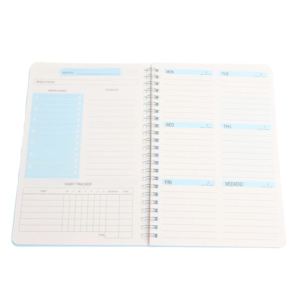 Weekly Planner Notebook, Daily Planner Notebook, A5 Spiral To Do List Notebook, Daily Planner Organizers