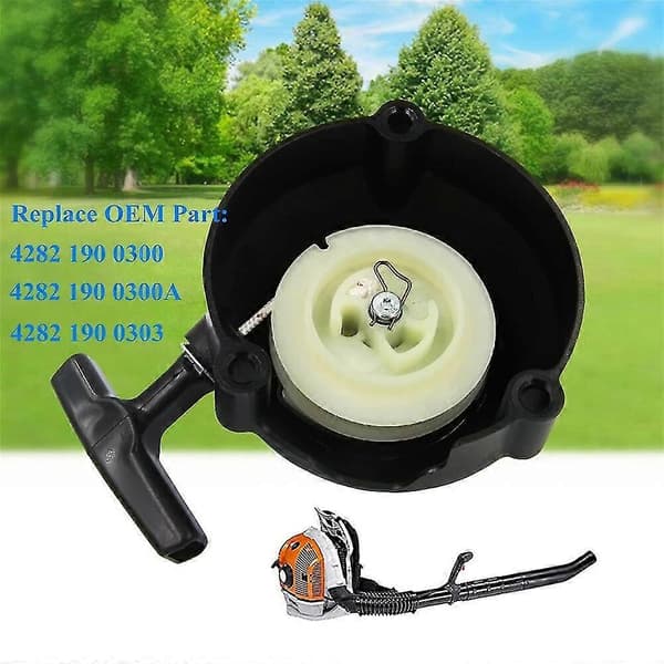 Recoil Starter Assembly for Stihl Backpack Blower BR500 BR550 BR600 Pull Starter Replaces 4282 190 0300
