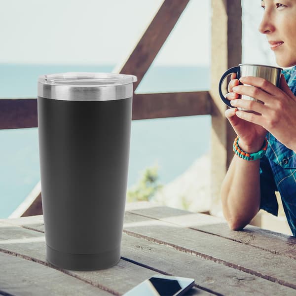 20oz Rostfritt Stål Isolerad Kaffemugg Håller Kylan Varm Rostfri...