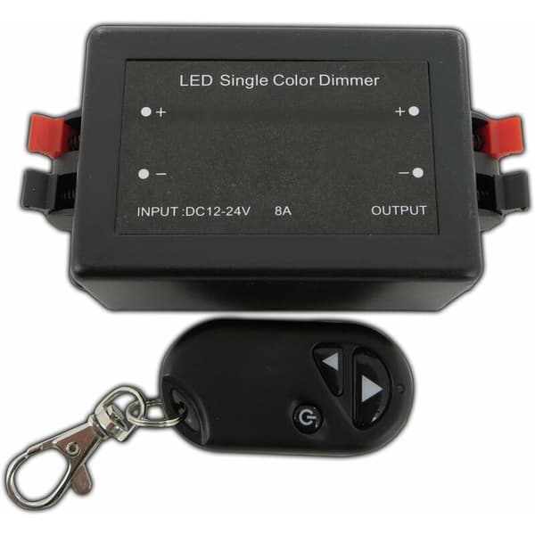 12V Trådløs LED-dimmer med fjernkontroll for dimbare LED-lamper