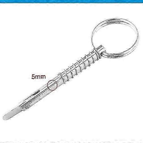 5 mm snabbkopplingsstift för båtdäcks gångjärn: 2-pack marin hårdvara