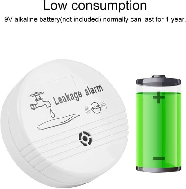 Automatisk vattenläckagedetektor Vattenlarmsensor, Vattenläckagealarm