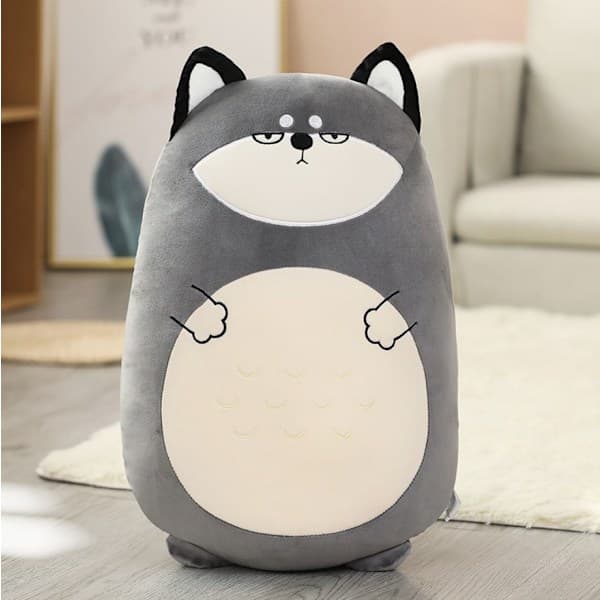 60 cm Squishmallows Kawaii Blød Stor Pude Husky
