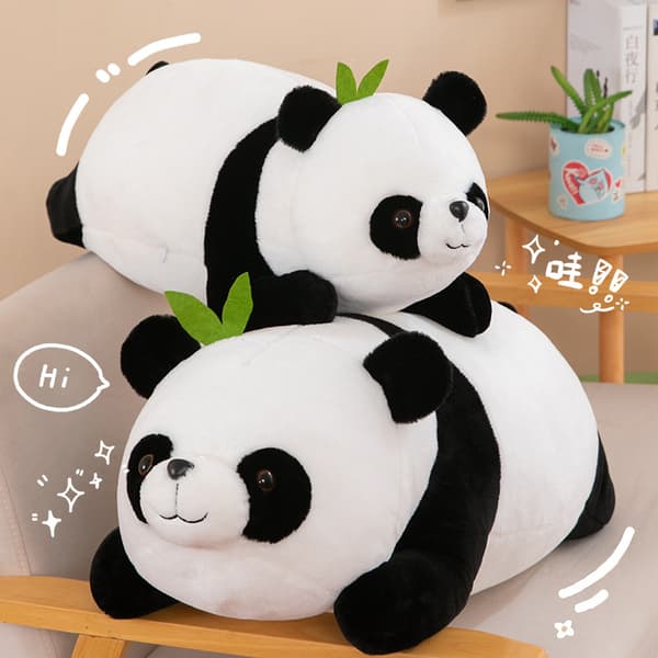 Jumbo 20\" Panda Squishmallow Pehmolelu, Iso Pehmeä Tyyny 50cm