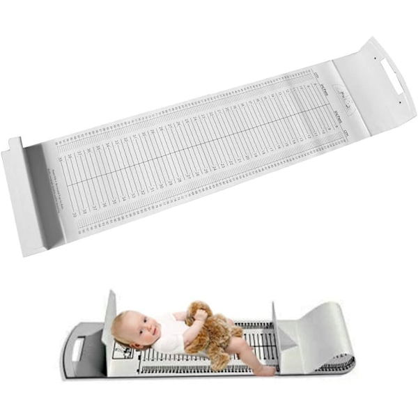 Baby mätmatta Infantometer Längdmätare Nyfödda Småbarn Tillväxtdiagram Linjal.