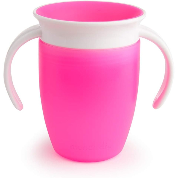 2025 Ny Miracle 360 ​​° Lär-Mugg - Rosa - 207 ml